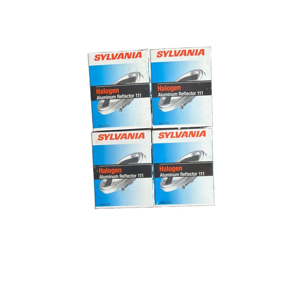 4 Sylvania 35AR111/FL25 12V 35W 25° G53 BASE - NEW